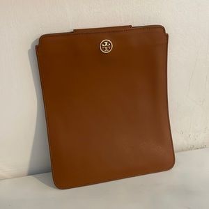 Tory Burch Brown Leather iPad Case